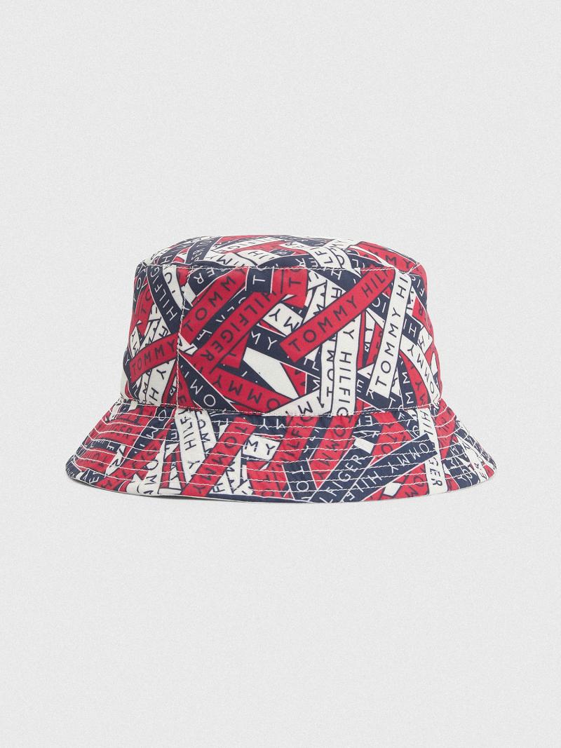 Fiú Tommy Hilfiger Reversible Bucket HATS Színes | HU 2362XYU